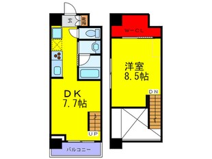 ア－クアベニュ－梅田北の物件間取画像